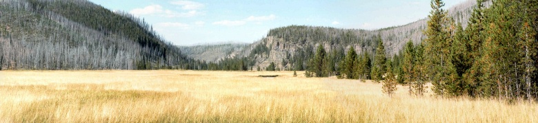 Obsidian Cliff panorama